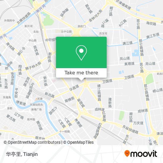 华亭里 map