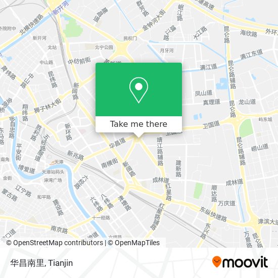 华昌南里 map