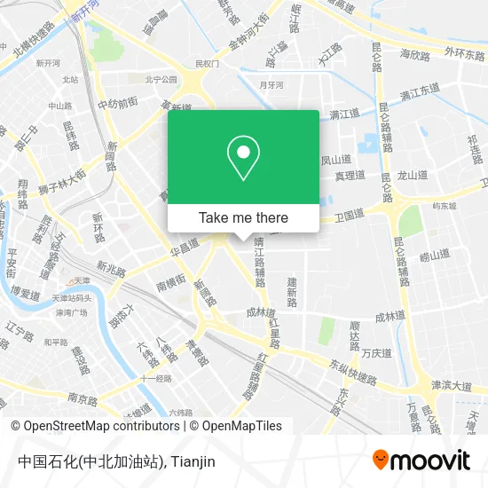 中国石化(中北加油站) map