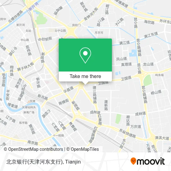 北京银行(天津河东支行) map