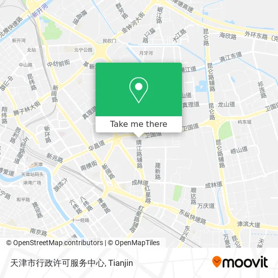天津市行政许可服务中心 map