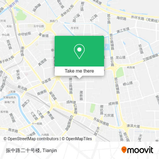 振中路二十号楼 map