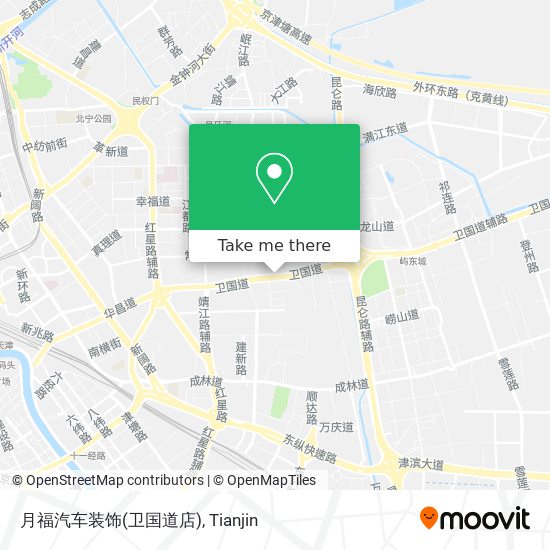 月福汽车装饰(卫国道店) map