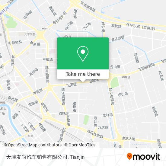 天津友尚汽车销售有限公司 map
