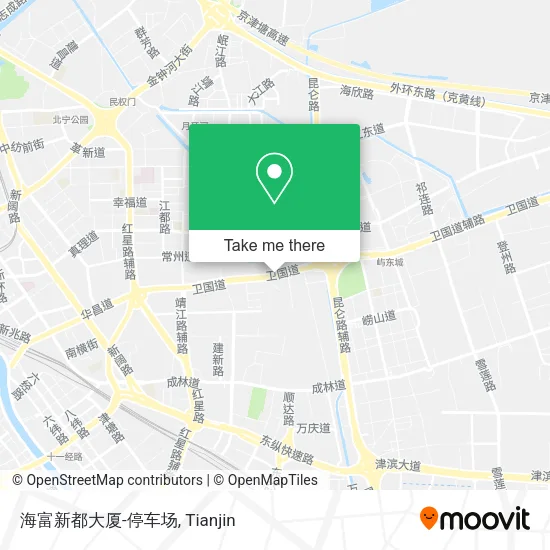 海富新都大厦-停车场 map