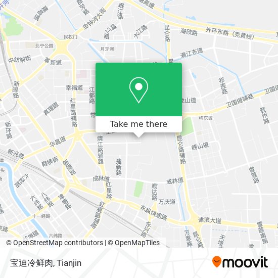 宝迪冷鲜肉 map