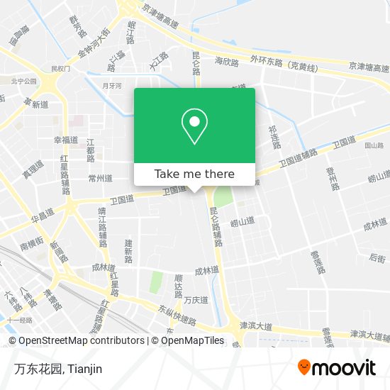 万东花园 map