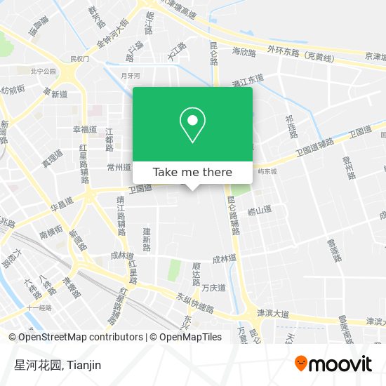 星河花园 map