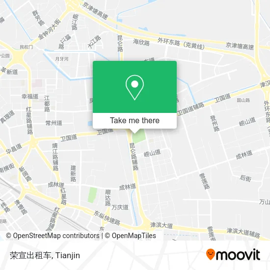 荣宣出租车 map