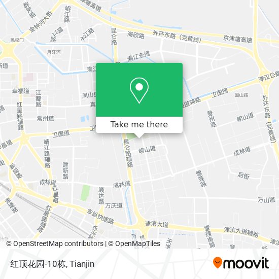 红顶花园-10栋 map