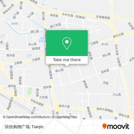 缤纷购物广场 map