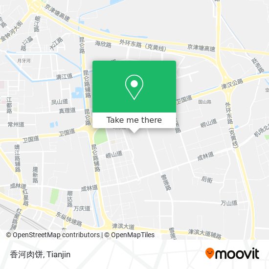 香河肉饼 map