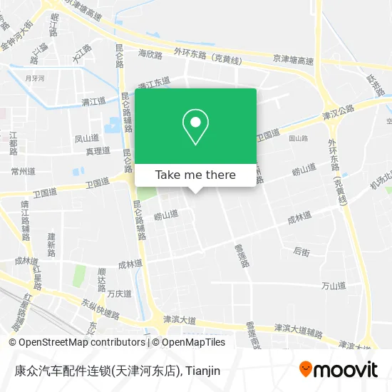 康众汽车配件连锁(天津河东店) map