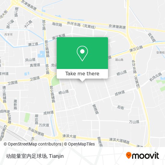 动能量室内足球场 map