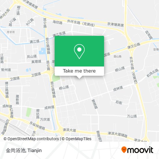 金尚浴池 map