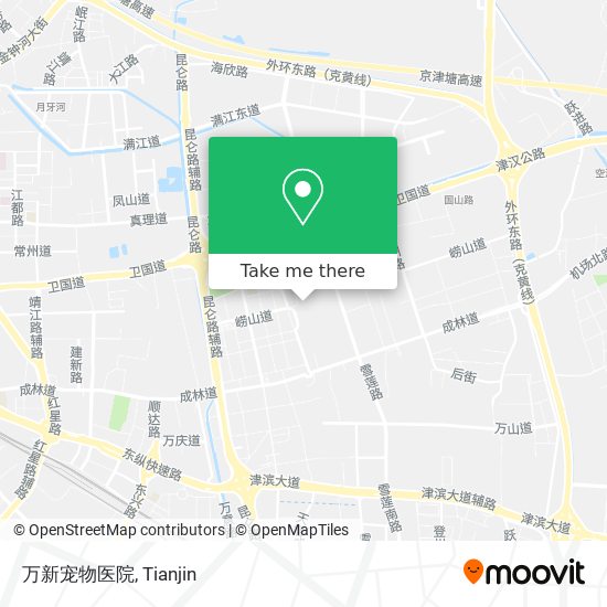 万新宠物医院 map