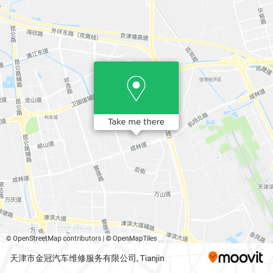 天津市金冠汽车维修服务有限公司 map