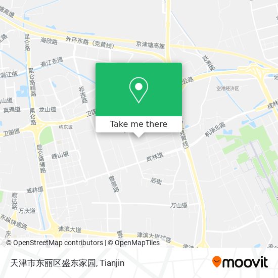 天津市东丽区盛东家园 map
