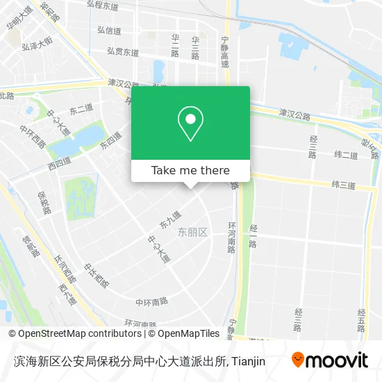 滨海新区公安局保税分局中心大道派出所 map