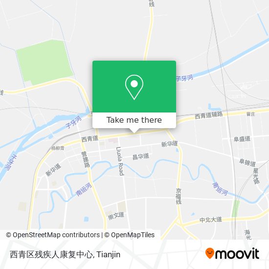 西青区残疾人康复中心 map