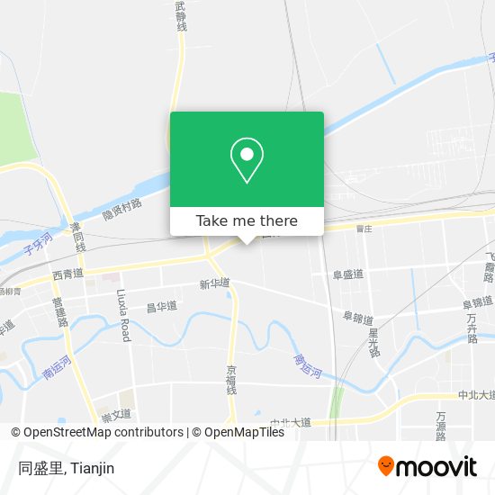 同盛里 map