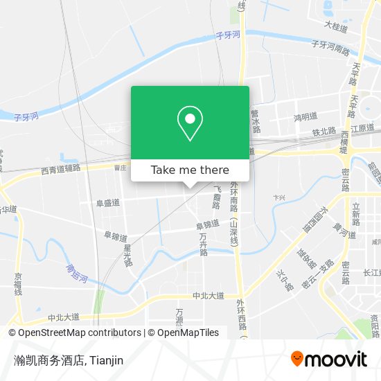 瀚凯商务酒店 map