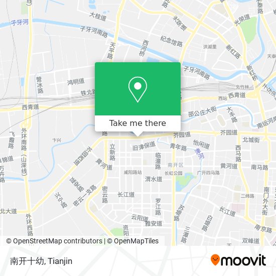 南开十幼 map