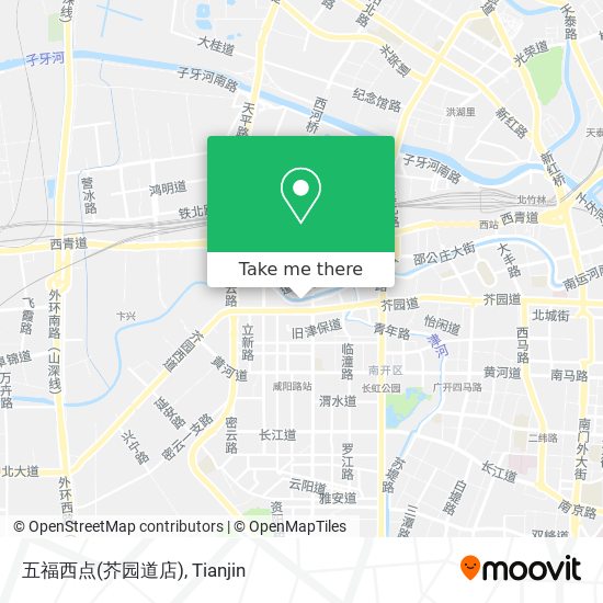 五福西点(芥园道店) map