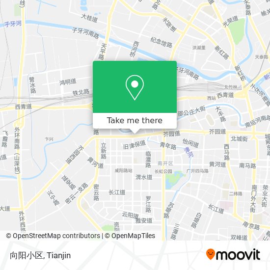 向阳小区 map