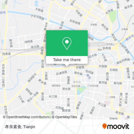 孝亲素食 map