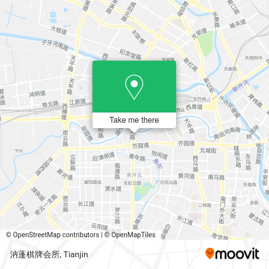 汭蓬棋牌会所 map