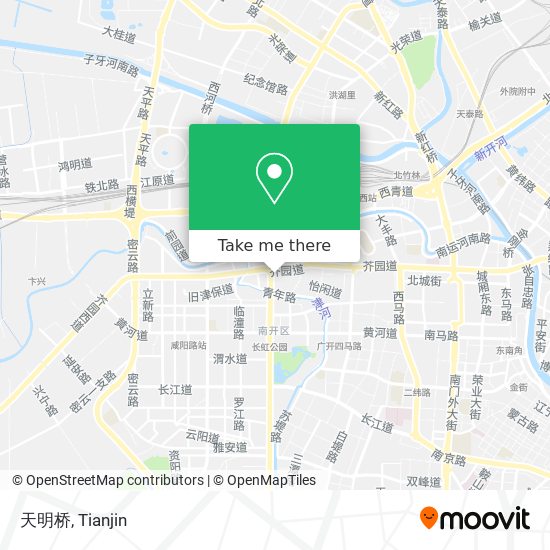 天明桥 map