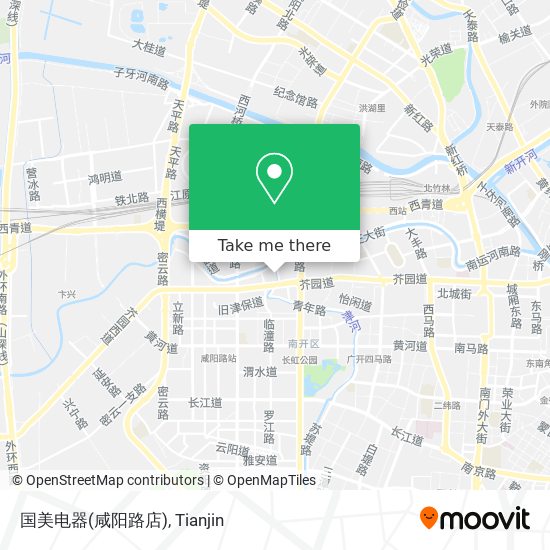 国美电器(咸阳路店) map
