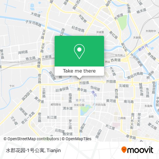水郡花园-1号公寓 map