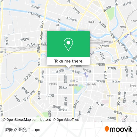 咸阳路医院 map