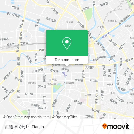 汇德坤民药店 map