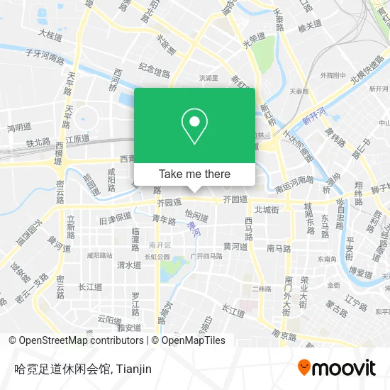 哈霓足道休闲会馆 map