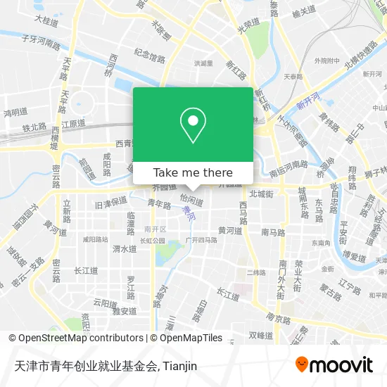 天津市青年创业就业基金会 map