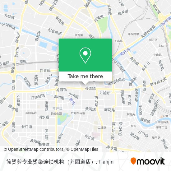 简烫剪专业烫染连锁机构（芥园道店） map