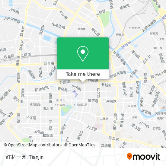 红桥一园 map