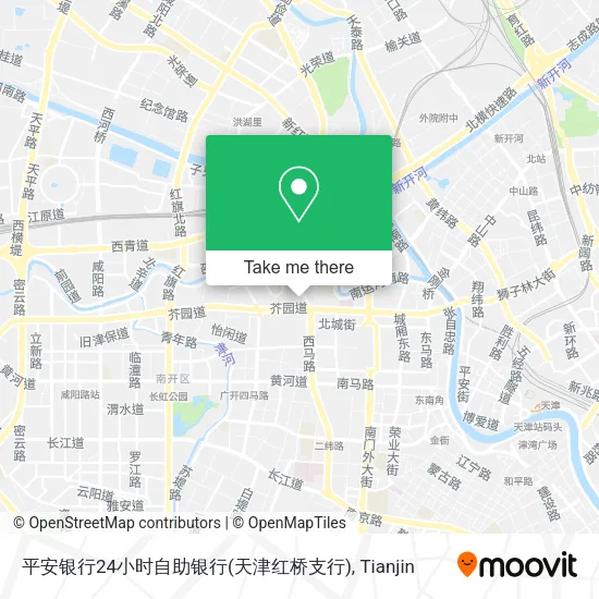 平安银行24小时自助银行(天津红桥支行) map