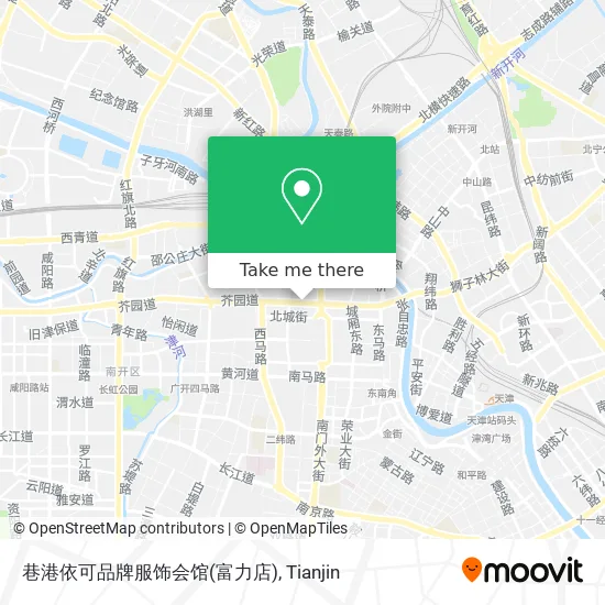 巷港依可品牌服饰会馆(富力店) map