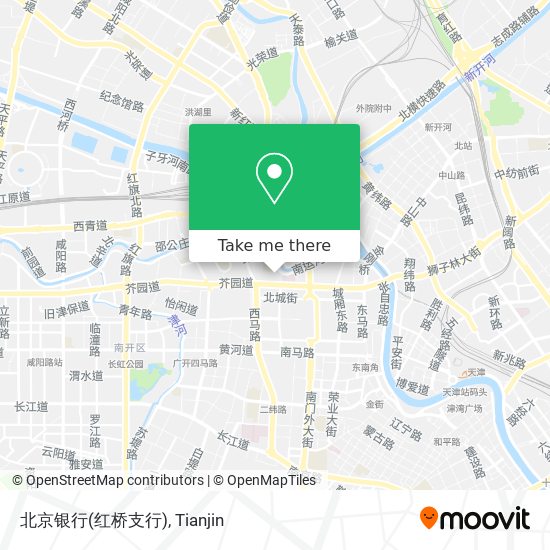 北京银行(红桥支行) map