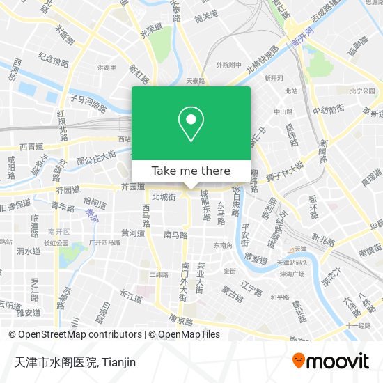 天津市水阁医院 map