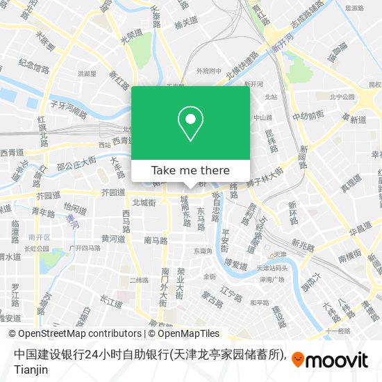 中国建设银行24小时自助银行(天津龙亭家园储蓄所) map