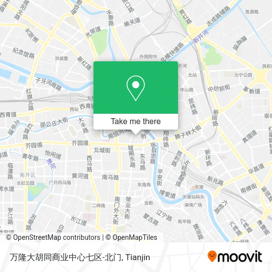 万隆大胡同商业中心七区-北门 map