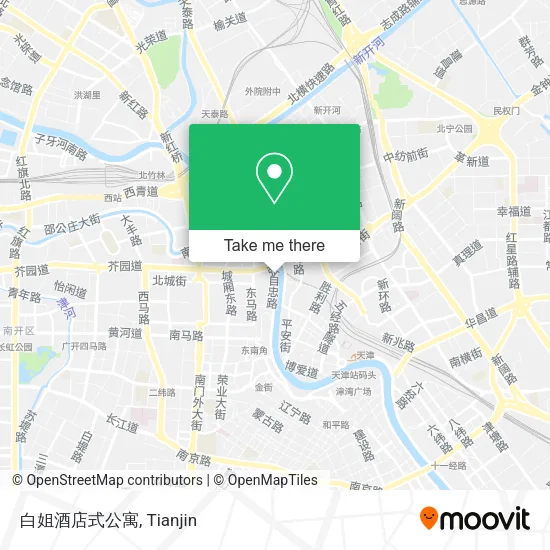 白姐酒店式公寓 map