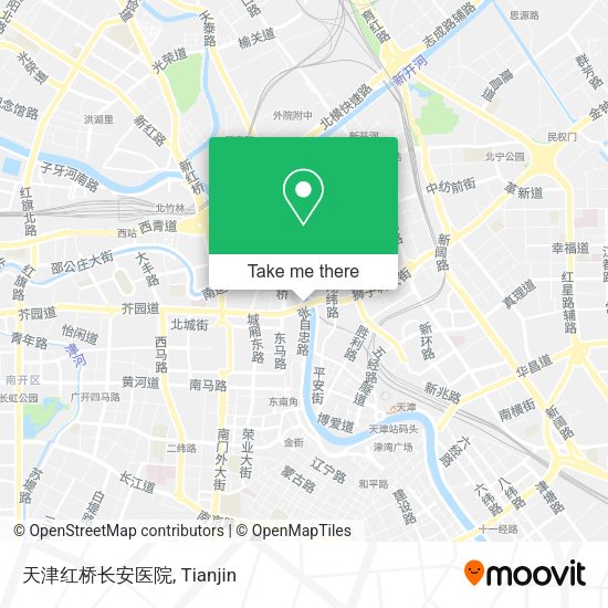 天津红桥长安医院 map