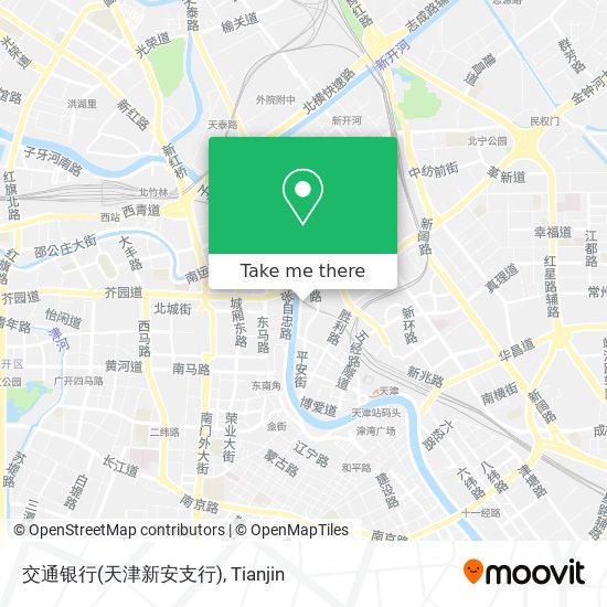 交通银行(天津新安支行) map
