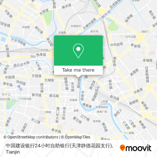 中国建设银行24小时自助银行(天津静德花园支行) map